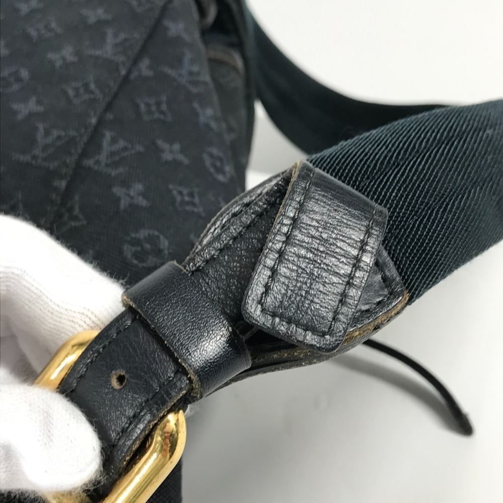 LOUIS VUITTON M92455 Monogram Denim Montsouris GM Backpack Rucksack Women's T... - Picture 7 of 16
